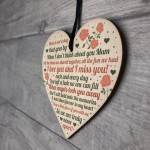 Mum Memorial Gifts Mum Memorial Plaques Heart Memorial Birthday