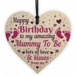 Mummy Gifts Wood Heart Mummy To Be Birthday Cards From Bump