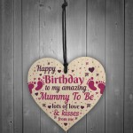 Mummy Gifts Wood Heart Mummy To Be Birthday Cards From Bump