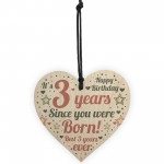 3rd Birthday Girl Boy Three Today 3rd Birthday Decoration Plaque