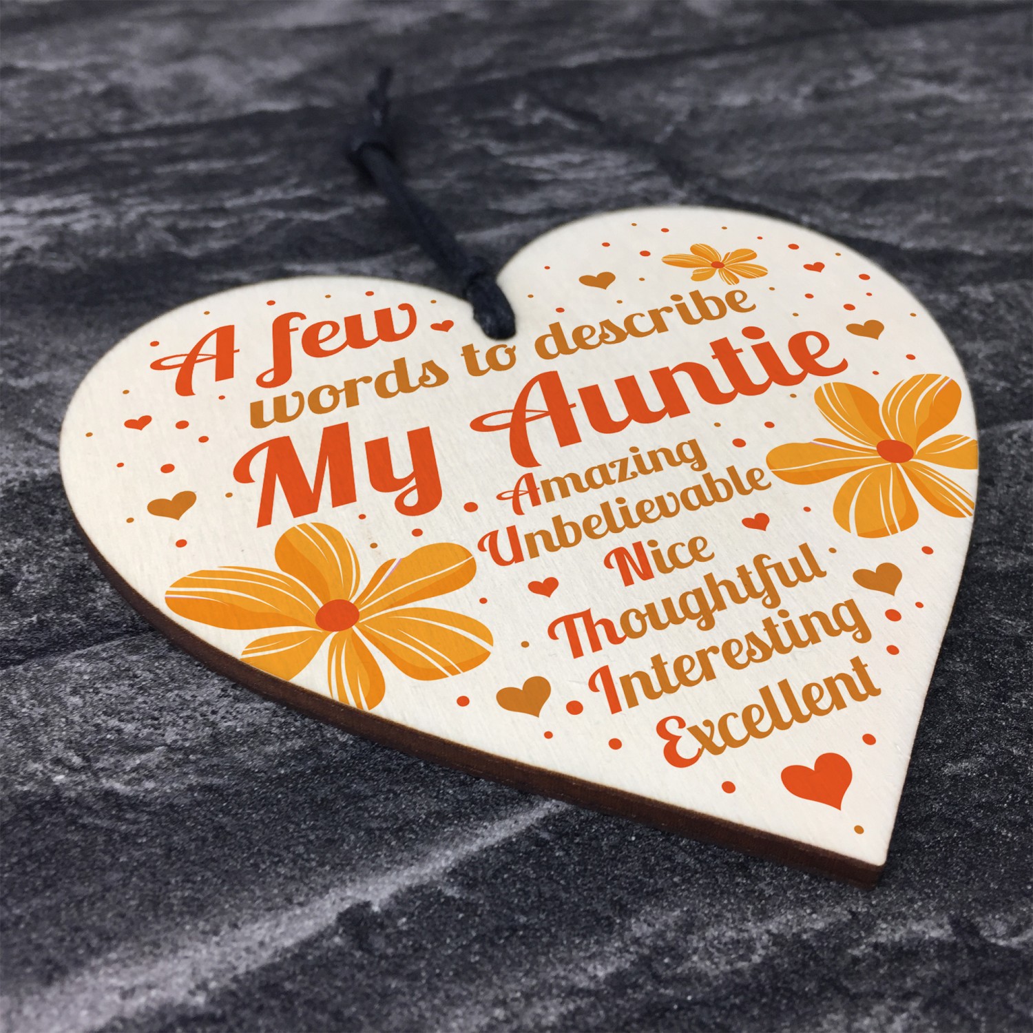 Country Printed Quality Wooden Sign An Aunt Mother Sister Plaque New 