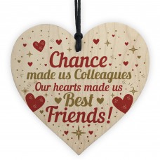 Work Colleague Leaving Gifts For Friend Wood Heart Thank You
