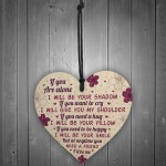 If You Are Alone Heart Plaque Friendship Gift Sign Best Friends 