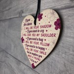 If You Are Alone Heart Plaque Friendship Gift Sign Best Friends 