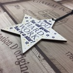 Thank You Gift For Colleague Employee Student Gift Wooden Star