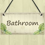 Bathroom Sign Men And Women Bathroom Loo Toilet Door Sign