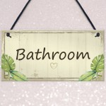 Bathroom Sign Men And Women Bathroom Loo Toilet Door Sign