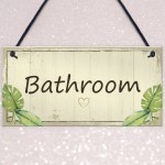 Bathroom Sign Men And Women Bathroom Loo Toilet Door Sign