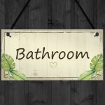 Bathroom Sign Men And Women Bathroom Loo Toilet Door Sign