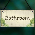 Bathroom Sign Men And Women Bathroom Loo Toilet Door Sign