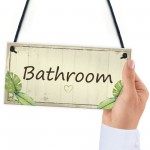 Bathroom Sign Men And Women Bathroom Loo Toilet Door Sign