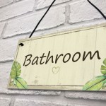 Bathroom Sign Men And Women Bathroom Loo Toilet Door Sign