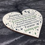 Best Daddy Gifts Wooden Heart Daddy Birthday Card New Daddy 