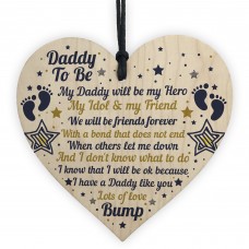 Best Daddy Gifts Heart Daddy To Be Birthday Cards Baby Shower 