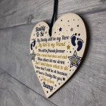 Best Daddy Gifts Heart Daddy To Be Birthday Cards Baby Shower 