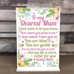 Mother Daughter Gift Standing Plaque Mum Gift Mothers Day Gift