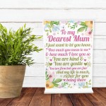 Mother Daughter Gift Standing Plaque Mum Gift Mothers Day Gift