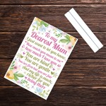 Mother Daughter Gift Standing Plaque Mum Gift Mothers Day Gift