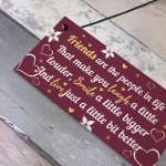 BEST FRIEND PLAQUE Thank You Gift For Her Birthday Gifts For Her