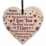 Anniversary Gift For Her Anniversary Gifts For Him Wood Heart
