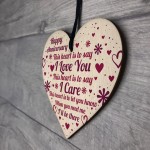 Anniversary Gift For Her Anniversary Gifts For Him Wood Heart