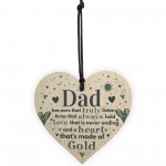 Fathers Day Gift Wooden Heart Gift For Dad Daddy Daugther Gifts 