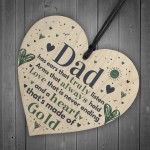 Fathers Day Gift Wooden Heart Gift For Dad Daddy Daugther Gifts 