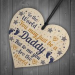 Fathers Day Gift Heart Gift For Daddy Daugther Gifts From Bump