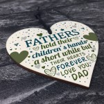 Best Daddy Gift Wooden Heart Fathers Day Gift For Dad Daddy 