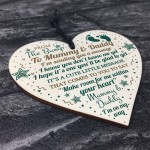 From Bump Gifts Mummy To Be Gifts Daddy To Be Card Wood Heart