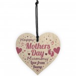 Mothers Day Gift For Mummy To Be From Bump Gifts Wooden Heart 