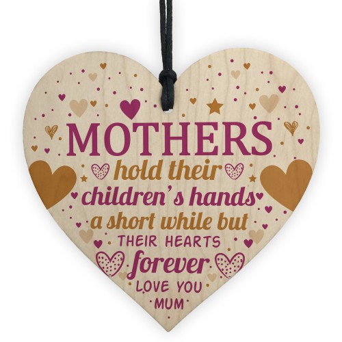 Mother Daughter Gifts Heart Mum Birthday Card Mothers Day Gift