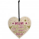 MUM PLAQUE Mothers Day Gift Heart Thank You Gift Love Sign Gift