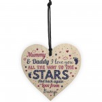 Mummy To Be Gifts Daddy To Be Card Wood Heart From Bump Gifts