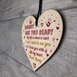 Nanny To Be Gifts Wooden Heart Nanny To Be Baby Shower Gifts