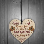 THANK YOU Gift For Nan Birthday Card MOTHERS DAY Gift Plaque