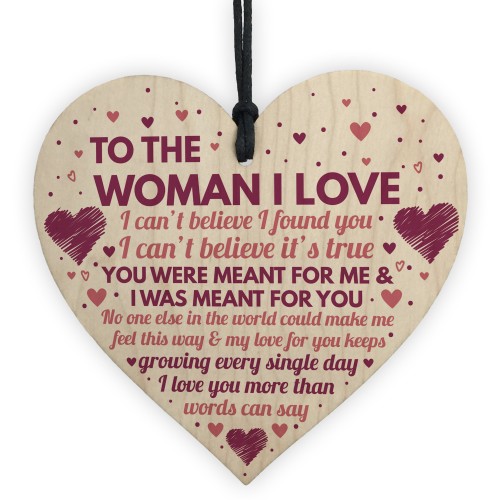 Wife Birthday Gifts Card Wooden Heart Anniversary Gifts For Her