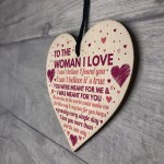 Wife Birthday Gifts Card Wooden Heart Anniversary Gifts For Her