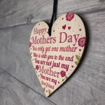 Mothers Day Wooden Heart Plaque Keepsake Mum Mummy Gift From Son