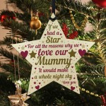 Mothers Day Gift Mothers Day Card Wooden Star Plaque Mummy Gifts