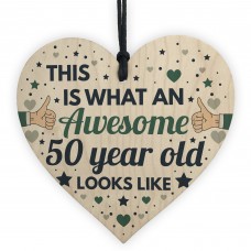 AWESOME 50 Year Old Funny 50th Birthday Gift 50th Birthday Card 