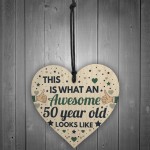 AWESOME 50 Year Old Funny 50th Birthday Gift 50th Birthday Card 