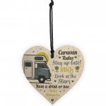 Caravan Rules Novelty Plaque Home Decor Retirement Friend Gifts
