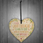 Colleague Birthday Gifts Thank You Wooden Heart Gift For Friend