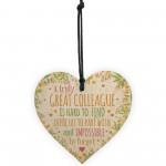 Colleague Birthday Gifts Thank You Wooden Heart Gift For Friend