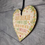 Colleague Birthday Gifts Thank You Wooden Heart Gift For Friend