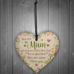 Gifts For Mum Mummy Wooden Heart Birthday Mothers Day Gifts