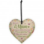 Gifts For Mum Mummy Wooden Heart Birthday Mothers Day Gifts