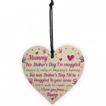 Mummy To Be Gifts Mothers Day Gift From Bump Wood Heart