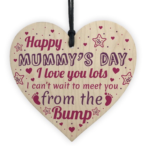 Mummy To Be Gifts From Bump Mothers Day Wooden Heart